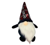 FOCO Houston Texans 12 Inch Plush Gnome - Officially Licensed NFL Team Gnome Decoration - Soft Collectible with Team Colors - Fun Fan Gift