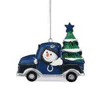 FOCO Indianapolis Colts NFL Snowman in a Truck Ornament