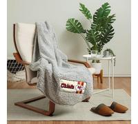 FOCO Kansas City Chiefs NFL Retro Cloud Sherpa Blanket