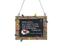 FOCO Kansas City Chiefs Resin Chalkboard Sign Ornament