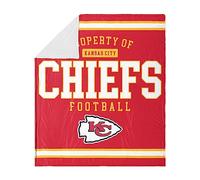 FOCO Kansas City Chiefs Sherpa Fleece Blanket - 60 X 70