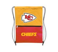 FOCO Kansas City Chiefs Split Color Drawstring Bag