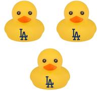 FOCO Los Angeles Dodgers Team Rubber Ducks 3 Pack - Great Gift for Fans
