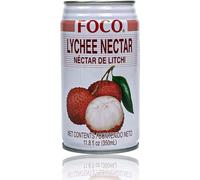 Foco Lychee Drink 350ml x 12 - Pack of 2 (24 Bottles Total) - Refreshing Lychee Flavoured Beverage, Ready to Drink