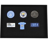 FOCO Executive Badge Set Manchester City FC – 6-Piece Boxed Presentation Box