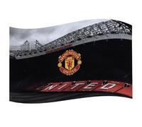 Manchester United FC Old Trafford Flag (91cm x 152cm) (Black/Red/Yellow)