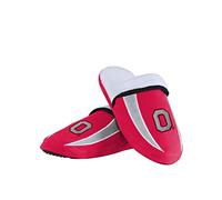 FOCO Men's College Logo Moccasin Alabama Crimson Tide NCAA Sherpa Slide Slippers-XL, Team Color, 13-14