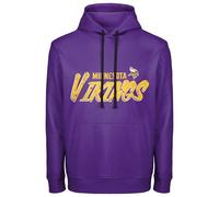 FOCO Men's Foco Chicago Bears Team Wordmark Distressed Hoodie Hooded Sweatshirt