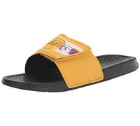 FOCO Men's Los Angeles Lakers NBA Sport Slide-L, Black-Legacy Stripe, 11-12