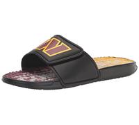 FOCO Men's NFL Team Gradient Wordmark Logo Athletic Gel Sandal Slides, 11-12