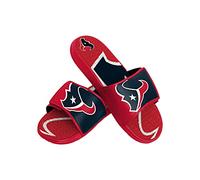 FOCO Men's NFL Team Logo Athletic Sport Shower Flip Flop Sandals Gel Slides