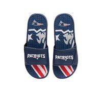 FOCO Men's NFL Team Logo Athletic Sport Shower Flip Flop Sandals Gel Slides New York Jets Wordmark M, 9-10