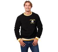FOCO Men's Standard NFL Logo Sherpa Crewneck Sweater, Team Color