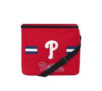 FOCO MLB Officially Licensed Primary Logo Team Stripe 6 or 12 Pack Soft Insulated Game Day Baseball Lunch Tote Cooler - Philadelphia Phillies - 6 Pack