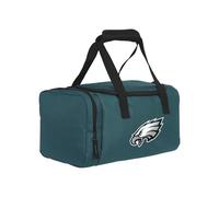 FOCO - MLB Officially Licensed Team Logo Insulated Lunch Box Cooler Duffel Bag with Zippered Side Pocket (Philadelphia Eagles)