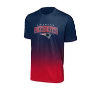 FOCO New England Patriots NFL Gradient Mesh Jersey Short Sleeve Herren T-Shirt, Shirts-patriots-navyred-#30004, XXL