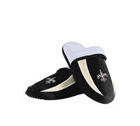 FOCO New Orleans Saints NFL Mens Sherpa Slide Slippers - L