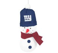 FOCO New York Giants NFL 3.5 inch Snowman Holiday Ornament