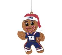 FOCO New York Giants NFL Gingerbread Man Holiday Ornament
