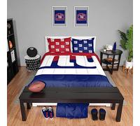 FOCO New York Giants NFL Team Color Bed in a Bag Comforter Bedding 3 Piece Full Set