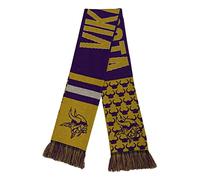 FOCO NFL 2016 Reversible Thematic Winter Scarf, Minnesota Vikings, Adult