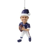 FOCO - NFL 4" Elf Player Resin Xmas Christmas Tree Team Ornament (Daniel Jones - New York Giants)