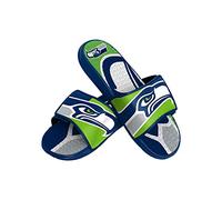 FOCO NFL Baltimore Ravens Mens Sport Shower Gel Slide Flip Flop SandalsSport Shower Gel Slide Flip Flop Sandals, Colorblock Big Logo, Large (11-12) (FFSSNFCBBLGGEL)