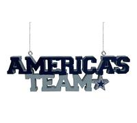 FOCO NFL Dallas Cowboys America's Team Holiday Wood Ornament