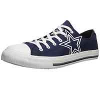 FOCO NFL Dallas Cowboys Men's Low Top Big Logo Canvas Footwear, Team Color, Xx-Large