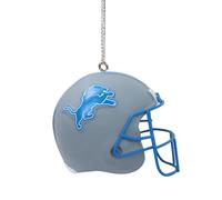FOCO NFL Detroit Lions Resin Football Helmet Hanging Christmas Tree Ornament with Raised Logo