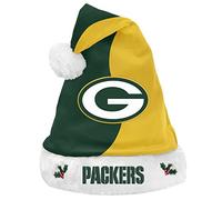 FOCO NFL Green Bay Packers 2017 Basic Plush Holiday Christmas Santa Hat