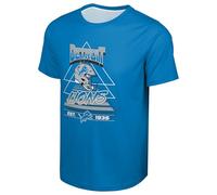 FOCO NFL Men's Official Helmet Logo Established Performance T-Shirt, Detroit Lions - Blue, Medium