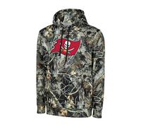 FOCO NFL Men's Official Sideline Hunter Camo Primary Logo Performance Pullover Hoodie Sweatshirt, Tampa Bay Buccaneers - Hunter Camo, XXL