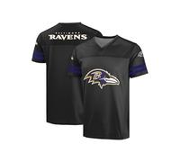 FOCO NFL Men's Officially Licensed Primary Logo Alternate Color Game Day Team Jersey, Baltimore Ravens - Black, Large