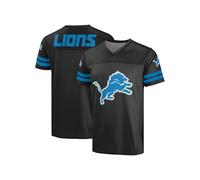 FOCO NFL Men's Officially Licensed Primary Logo Alternate Color Game Day Team Jersey, Detroit Lions - Black, XL