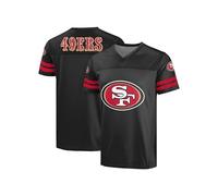 FOCO NFL Men's Officially Licensed Primary Logo Alternate Color Game Day Team Jersey, San Francisco 49ers - Black, S