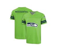 FOCO NFL Men's Officially Licensed Primary Logo Alternate Color Game Day Team Jersey, Seattle Seahawks - Neon Green, Large