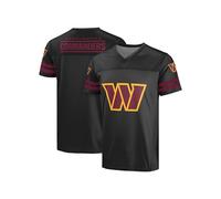 FOCO NFL Men's Officially Licensed Primary Logo Alternate Color Game Day Team Jersey, Washington Commanders - Black, Large