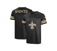 FOCO NFL Men's Officially Licensed Primary Logo Game Day Team Jersey, New Orleans Saints - Black, S