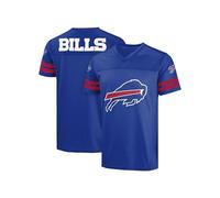 FOCO NFL Men's Officially Licensed Primary Logo Wordmark Game Day Football V-Neck Top