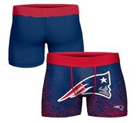FOCO NFL Men's Officially Licensed Team Color Primary Logo Football Fan Essential Boxer Briefs Underwear - New England Patriots - XX-Large