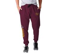 FOCO NFL Men's Officially Licensed Team Color Primary Logo Helmet Football Sweatpants Joggers Pants, Washington Commanders, X-Large