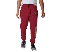 FOCO NFL Men's Officially Licensed Team Color Primary Logo Prime Time Football Sweatpants Joggers Pants, San Francisco 49ers, X-Large