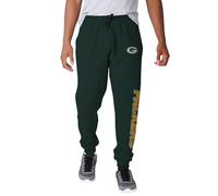 FOCO NFL Men's Officially Licensed Team Color Primary Logo Prime Time Football Sweatpants Joggers Pants, Green Bay Packers, Small