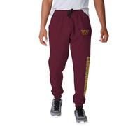 FOCO NFL Men's Officially Licensed Team Color Primary Logo Prime Time Football Sweatpants Joggers Pants, Washington Commanders, Large