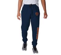 FOCO NFL Men's Officially Licensed Team Color Primary Logo Prime Time Football Sweatpants Joggers Pants, Chicago Bears, X-Large