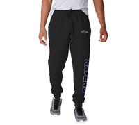 FOCO NFL Men's Officially Licensed Team Color Primary Logo Prime Time Football Sweatpants Joggers Pants, Baltimore Ravens, Large