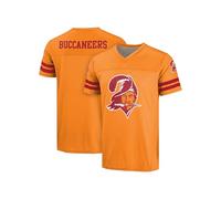 FOCO NFL Men's Officially Licensed Throwback Retro Primary Logo Game Day Football V-Neck Top
