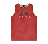 FOCO NFL Men's Two-Tone Reversible Mesh Tank Top, San Francisco 49ers, Large