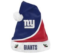FOCO NFL New York Giants Plush Two-Tone Holiday Santa Hat